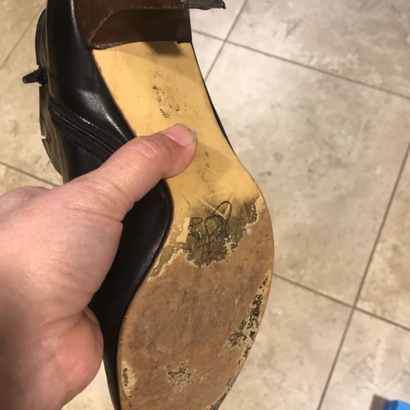 Black - John Fluevog - Half Ankle  Boots - Booties - Heels - Picture 8 of 9